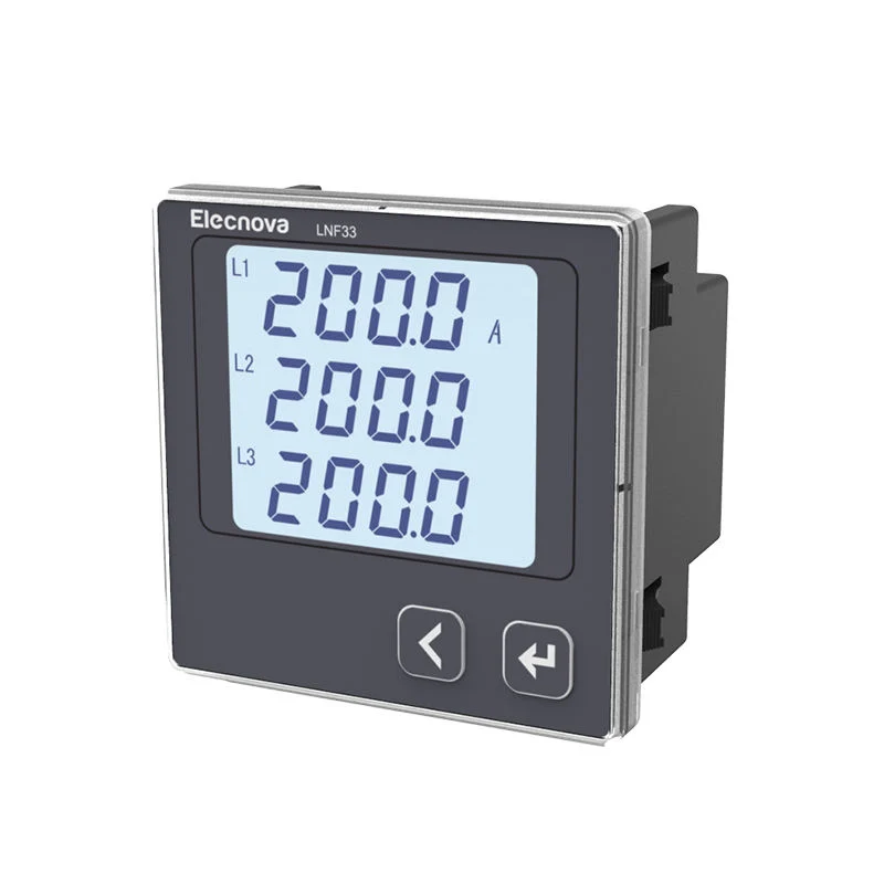 Factory Quality Lnf32 3 Phase RS485 Energy LCD Digital Display AC Single Phase Current Ampere Meter