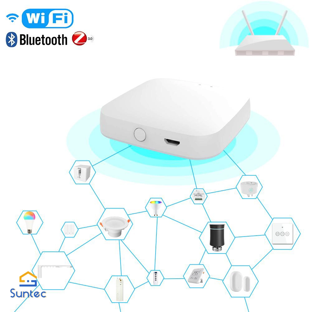 Remote Control Smart Home PLC Electrical Multi-Mode Gateway Zigbee WiFi Bluetooth