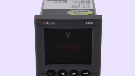 Acrel 0,5 Klasse Einphasen-Amperemeter, Strommessgerät, LCD-Display, LCD-Energiemessgerät, Amc72L-Ai AC 100 V, mit Panel-Größe 75 x 75, optional RS485