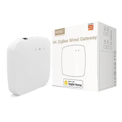 Homekit Apple Wired Zigbee Hub Gateway Siri Sprachsteuerung für Homekit Smart Switch LED Jalousien Türschloss Kamera Stecker Glühbirne